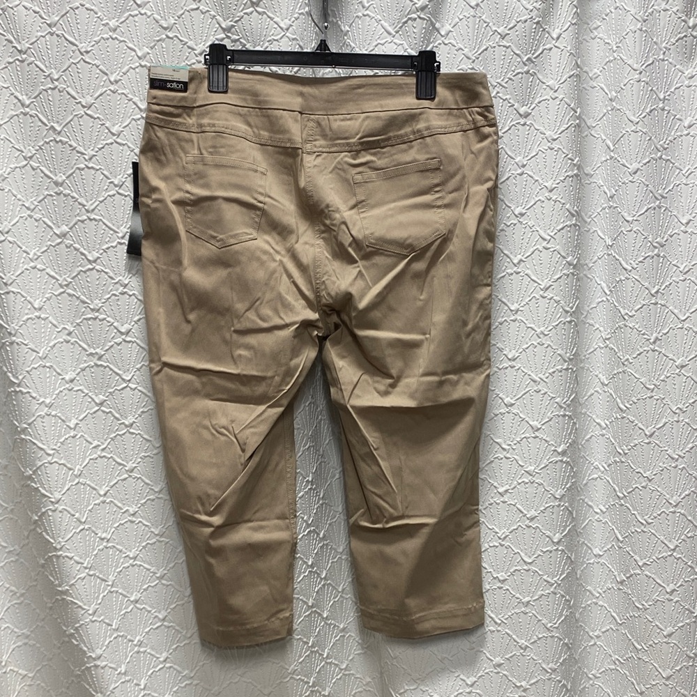 Slimsation By Multiples Tan Cropped‎ Pants